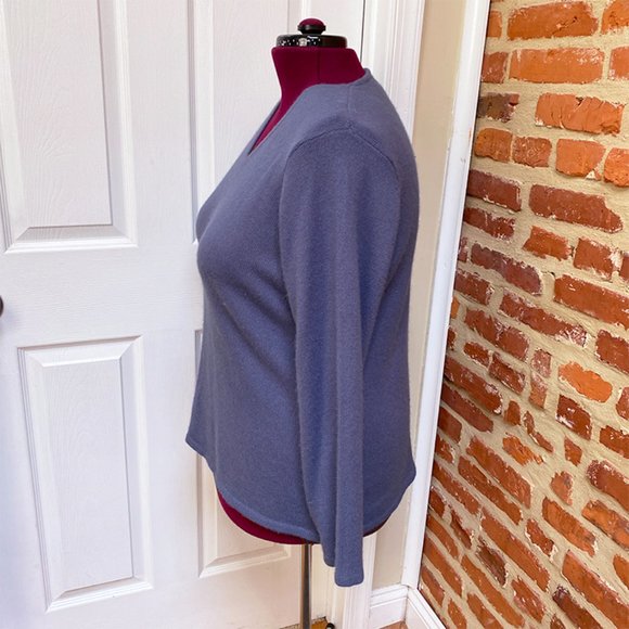 NWOT Style & Co Angora Sweater w/ Detachable Scarf - Picture 5 of 6